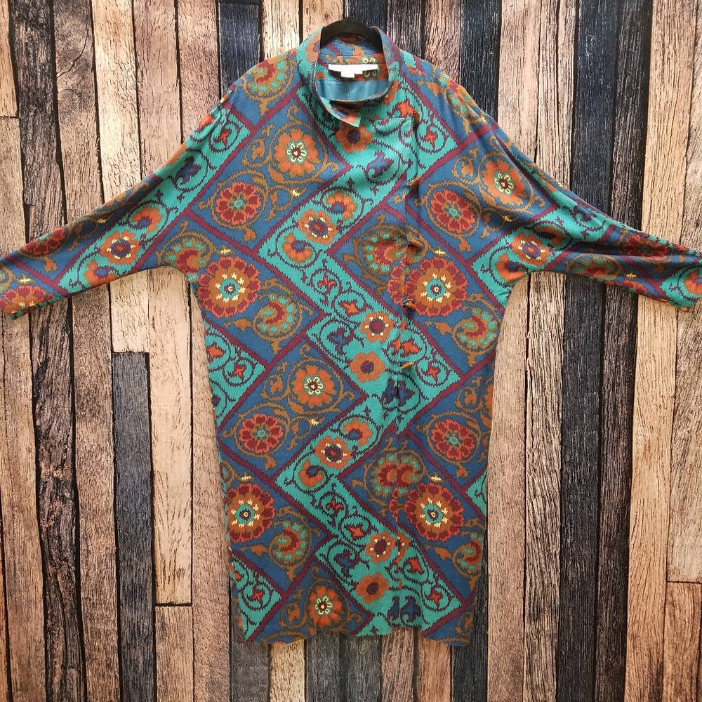 Vintage Bold Pattern Dress
